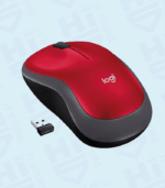 Logitech M185 Wireless Optical Mouse Red - Image 2