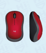 Logitech M185 Wireless Optical Mouse Red - Image 4