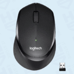 Logitech M331 Silent Plus Wireless Optical Mouse Black