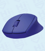 Logitech M331 Silent Plus Wireless Optical Mouse Blue - Image 3