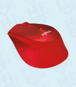 Logitech M331 Silent Plus Wireless Optical Mouse Red - Image 3