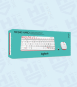 Logitech MK240 Nano Wireless Combo White Vivid Red - Image 5