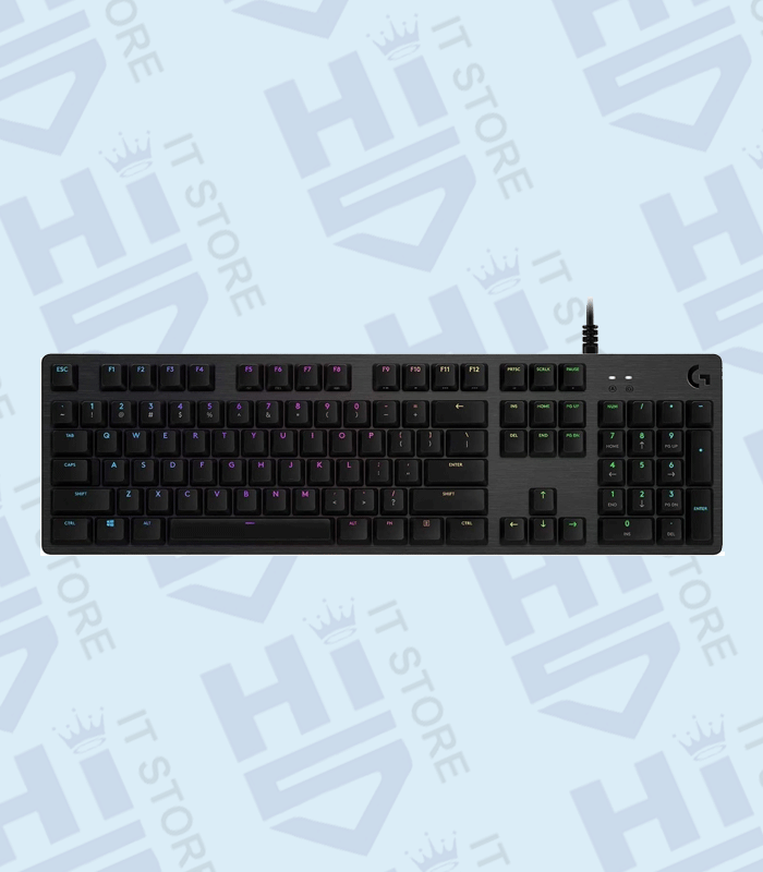 Logitech G512 Carbon Mechanical Gaming Keyboard GX Blue Clicky Black