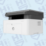HP Laser MFP 136a Monochrome 3-in-1 Laser Printer with High-Speed USB - White and Black